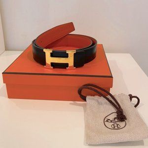 Hermes belt reversible